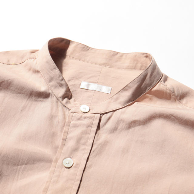 【18ss】comoli バンドカラーシャツ ピンク サイズ 2 1