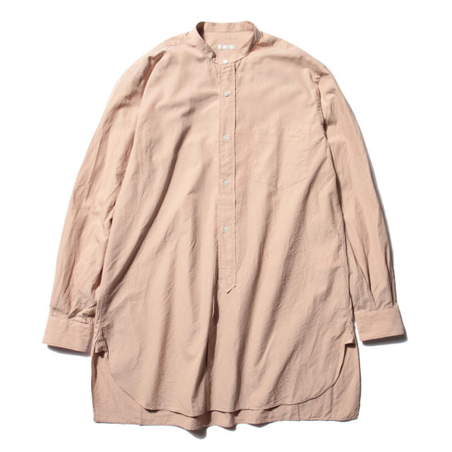 COMOLI(コモリ)の【18ss】comoli バンドカラーシャツ ピンク サイズ 2 メンズのトップス(シャツ)の商品写真