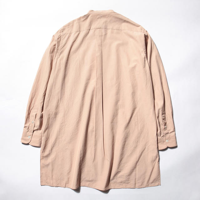 【18ss】comoli バンドカラーシャツ ピンク サイズ 2 3