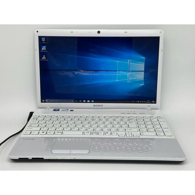 Windows10 VAIO クリスタルホワイト ノートパソコン オフィスHDD320GB