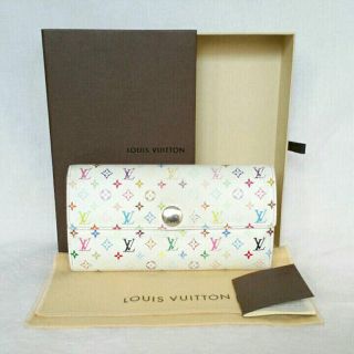 ルイヴィトン(LOUIS VUITTON)の正規品◆マルチカラー◆ウォレット(財布)