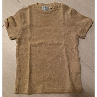 パタシュー(PATACHOU)のPATACHOU 上品ベージュTシャツ　サイズ7-80(Ｔシャツ)