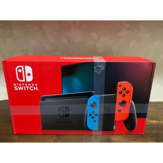 ニンテンドースイッチ(Nintendo Switch)の新品未使用未開封 Nintendo Switch ネオンブルー ネオンレッド(家庭用ゲーム機本体)