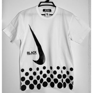 ブラックコムデギャルソン(BLACK COMME des GARCONS)の【極美品】ブラックコムデギャルソン ×NIKE コラボカットソー(Tシャツ/カットソー(半袖/袖なし))