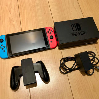 ニンテンドースイッチ(Nintendo Switch)のNintendo Switch ネオンカラー　本体　中古(家庭用ゲーム機本体)