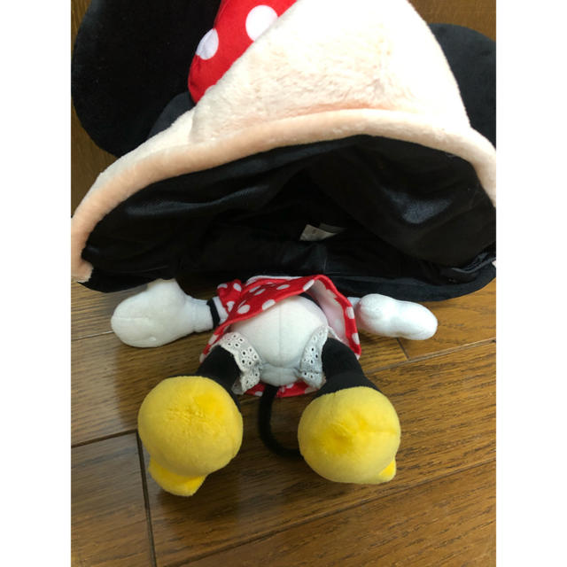 Disney(ディズニー)のミニー　帽子　Disney エンタメ/ホビーのおもちゃ/ぬいぐるみ(キャラクターグッズ)の商品写真