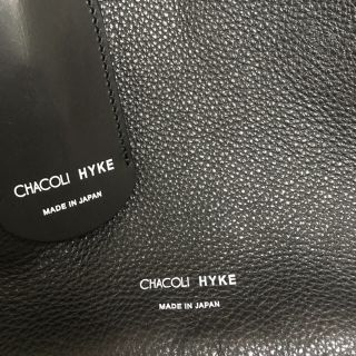 HYKE × CHACOLI 20SS レザーショルダーバッグ Mサイズ