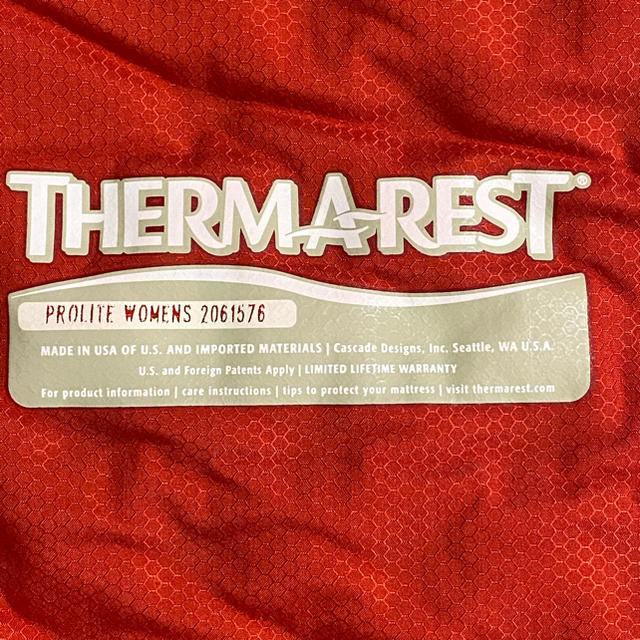 THERMAREST(サーマレスト)のTHERMAREST(サーマレスト) PPOLITE WOMENs スポーツ/アウトドアのアウトドア(寝袋/寝具)の商品写真