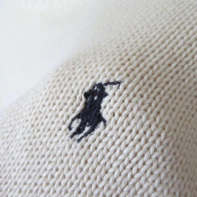 POLO RALPH LAUREN - 90s ラルフローレン 刺繍ロゴ コットンニット