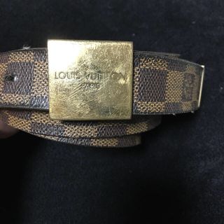 ルイヴィトン(LOUIS VUITTON)のベンハッカー様専用　ダミエ　ベルト　使用感強目　LV LOUIS VUITTON(ベルト)