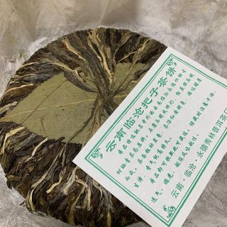  秀林 把子茶 生茶 2014 プーアル茶 普洱茶 (茶)