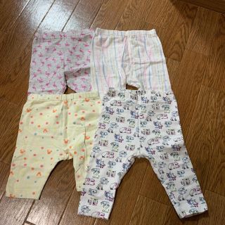 ユニクロ(UNIQLO)のユニクロUNIQLO☆ベビーレギンス☆4枚☆70(パンツ)