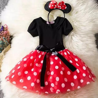 ディズニー(Disney)のミニー　ワンピース　ドレス　衣装　コスプレ(ドレス/フォーマル)