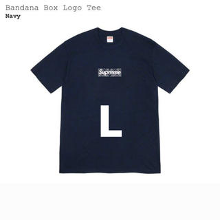 シュプリーム(Supreme)のsupreme bandana box logo tee L(Tシャツ/カットソー(半袖/袖なし))