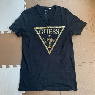 ゲス(GUESS)のGUESS ゲス　黒　金　Tシャツ　送料込み(Tシャツ/カットソー(半袖/袖なし))