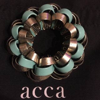 アッカ(acca)の美品☆アッカ acca☆ループシュシュ☆(ヘアゴム/シュシュ)