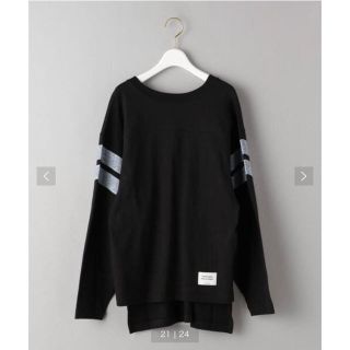 ビューティアンドユースユナイテッドアローズ(BEAUTY&YOUTH UNITED ARROWS)のアメリカーナ フットボールTシャツ(Tシャツ(長袖/七分))