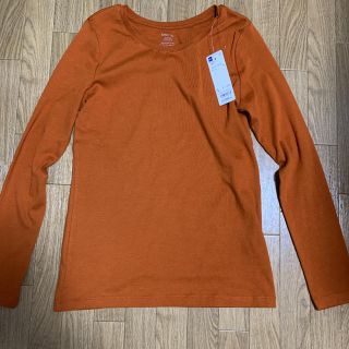 ジーユー(GU)の値下げ☆新品・未使用・タグ付き☆クルーネックT 長袖 Lサイズ(Tシャツ(長袖/七分))