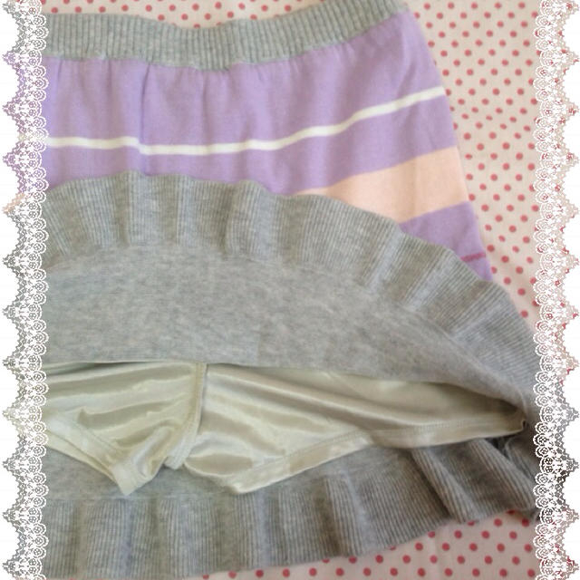DURAS(デュラス)のマカロンカラー♡ニットスカート レディースのスカート(ミニスカート)の商品写真