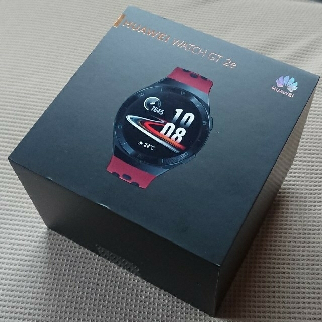 腕時計(デジタル)HUAWEI Watch GT2e レッド 新発売 超美品 送料込