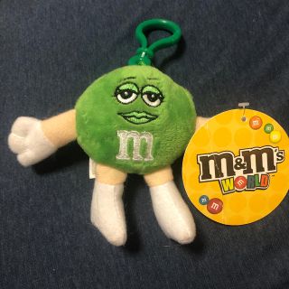 エムアンドエム(M&M)のぬいぐるみ　キーホルダー　未使用(キャラクターグッズ)