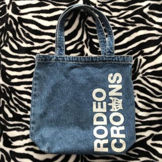 ロデオクラウンズ(RODEO CROWNS)の一店舗限定品　ロゴデニム　トートバッグ(トートバッグ)