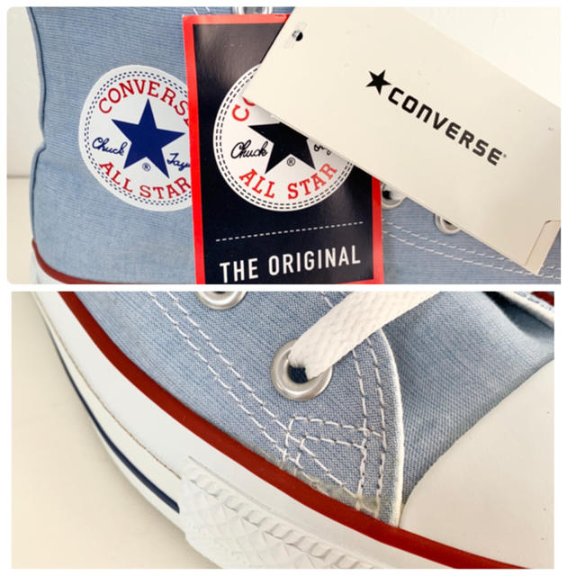 CONVERSE(コンバース)のCONVERSE コンバース オールスターハイカット 24cm サックス 水色 レディースの靴/シューズ(スニーカー)の商品写真