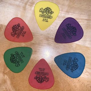 JIM DUNLOP TORTEX STANDARD 各色6枚　ピック(その他)