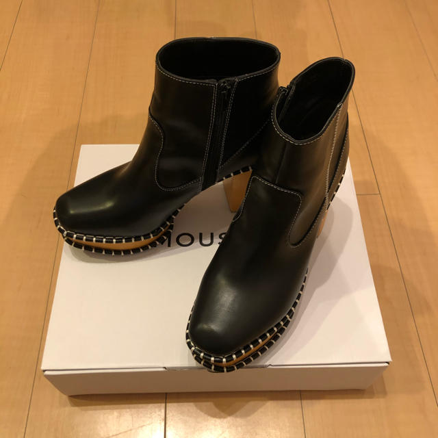 moussy マウジー ブーツ WOOD SOLE BOOTS 1