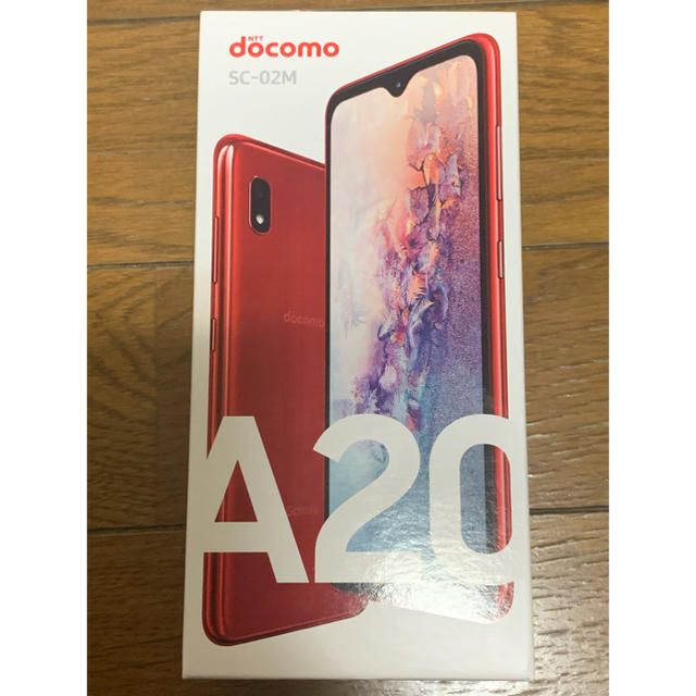 新品未使用 Galaxy A20 docomo simロック解除済