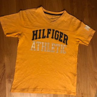 トミーヒルフィガー(TOMMY HILFIGER)のトミーヒルフィガー  Tシャツ ロゴ オレンジ (Tシャツ/カットソー)