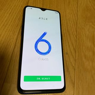 アンドロイド(ANDROID)のOPPO Reno A 64GB ブルー　【新同中古品】(スマートフォン本体)