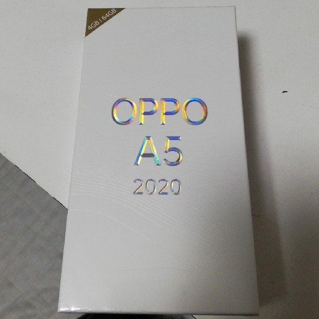 値下げ　OPPO　A5　2020　ブルー　新品　未開封　モバイル対応