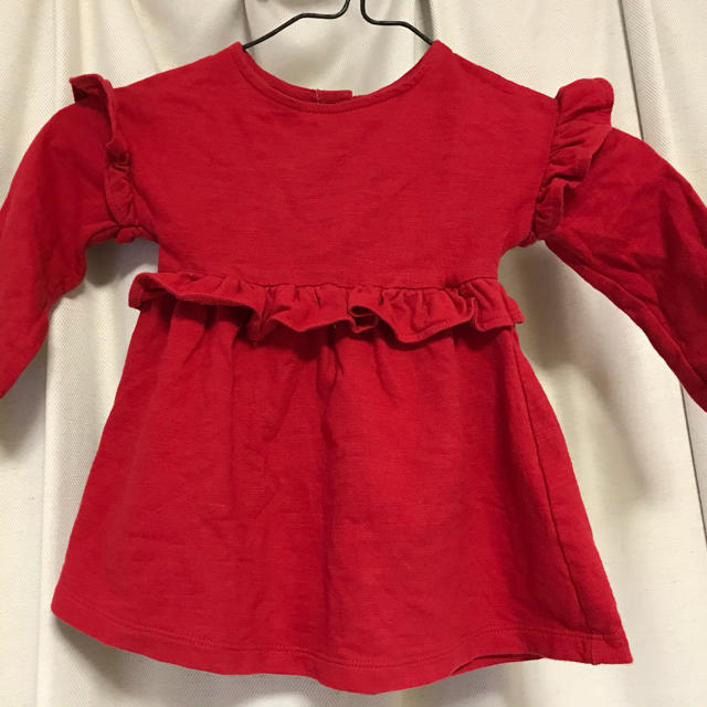 next baby 6-9months 赤　チュニック キッズ/ベビー/マタニティのベビー服(~85cm)(シャツ/カットソー)の商品写真