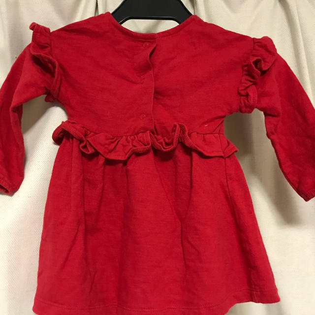 next baby 6-9months 赤　チュニック キッズ/ベビー/マタニティのベビー服(~85cm)(シャツ/カットソー)の商品写真