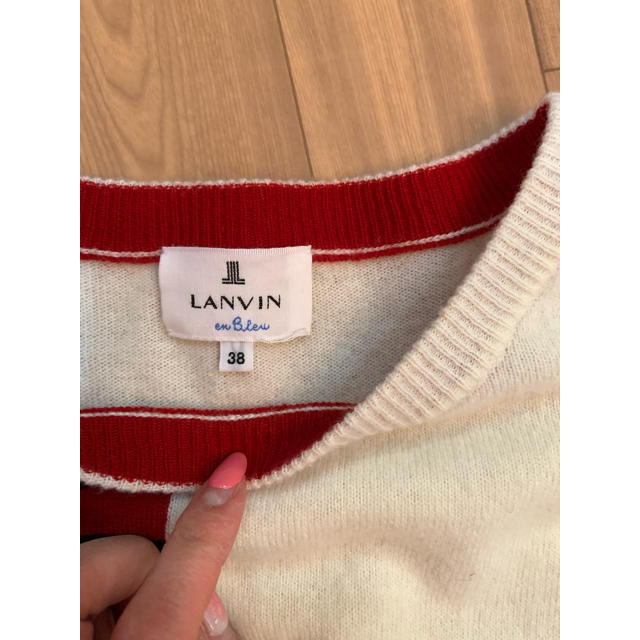 LANVIN en Bleu(ランバンオンブルー)の★LANVIN en Blue★ リボン　ニット　セーター レディースのトップス(ニット/セーター)の商品写真