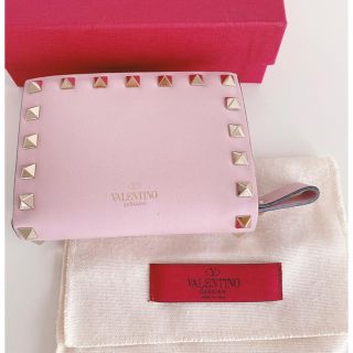 VALENTINO - Valentine 折りたたみ 財布 ロックスタッズの通販 by