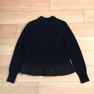 MONCLER - MONCLERモンクレール ペプラムニットダウンカーディガン/S