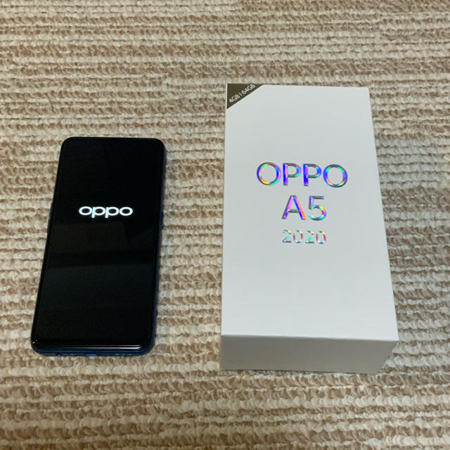 OPPO A5 2020 64GB ブルー SIMフリー 新品 【70％OFF】