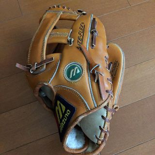 MIZUNO - ミズノグローブ 初代Mロゴマーク ミズノ袋付き 激レア