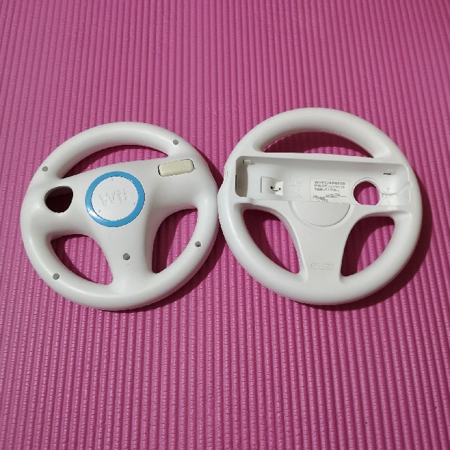 Wii(ウィー)のWii　ハンドル エンタメ/ホビーのゲームソフト/ゲーム機本体(その他)の商品写真