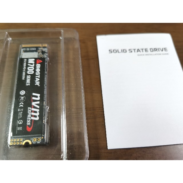 【未使用】BIOSTAR M.2 SSD 512GB 1