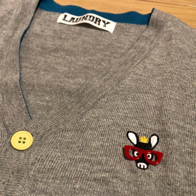 LAUNDRY(ランドリー)のLaundry ロバ刺繍 メガネ カーディガン レディースのトップス(カーディガン)の商品写真