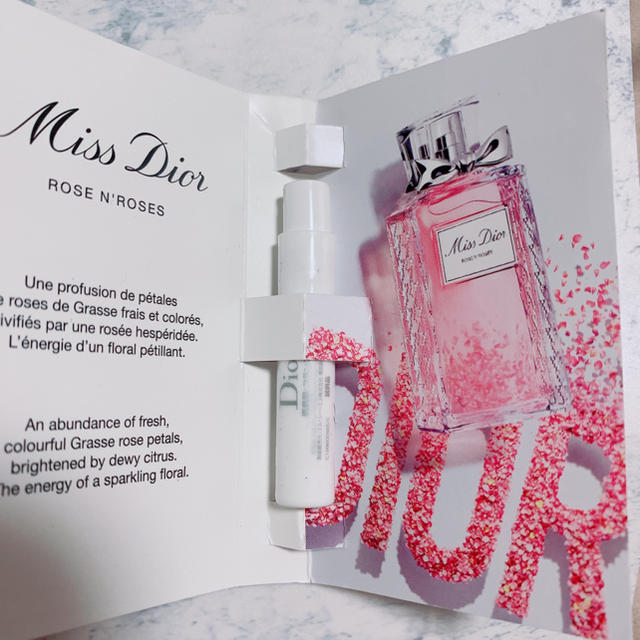 Dior(ディオール)のMiss Dior ROSE N' ROSE 香水　サンプル コスメ/美容の香水(香水(女性用))の商品写真