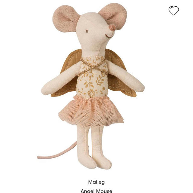 Caramel baby&child (キャラメルベビー&チャイルド)のmaileg angel mouse キッズ/ベビー/マタニティのおもちゃ(ぬいぐるみ/人形)の商品写真