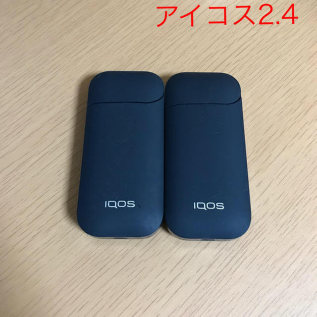 アイコスIQOS2.4plus ネイビー中古品及びゴールドケース2点セットの+