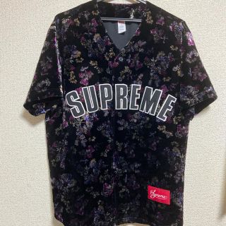 シュプリーム(Supreme)のSupreme Floral Velour Baseball Jersey (シャツ)