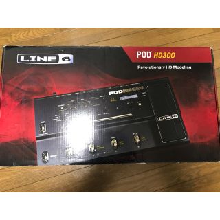 ボス(BOSS)のLINE6 POD HD300 美品　箱、アダプタつき　マルチエフェクター (エフェクター)