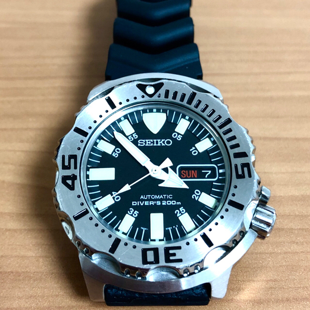 ☆SEIKO DIVER'S 200m ☆ブラックモンスター 7S26-0350