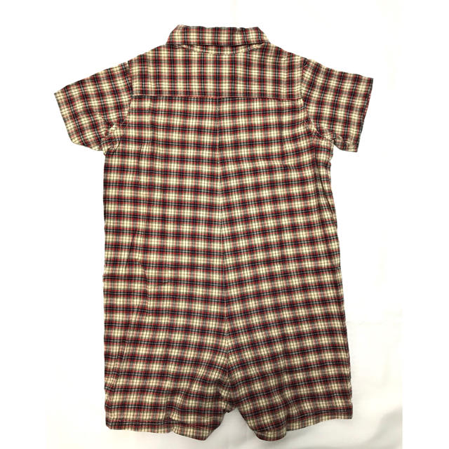 POLO RALPH LAUREN(ポロラルフローレン)のPOLO ラルフローレン　チェックカバーオール キッズ/ベビー/マタニティのベビー服(~85cm)(カバーオール)の商品写真